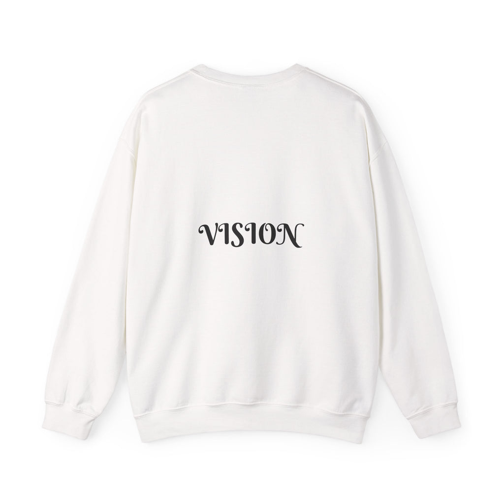 "Proverbs 29:18 unisex sweatshirt in White by Vision Roots"