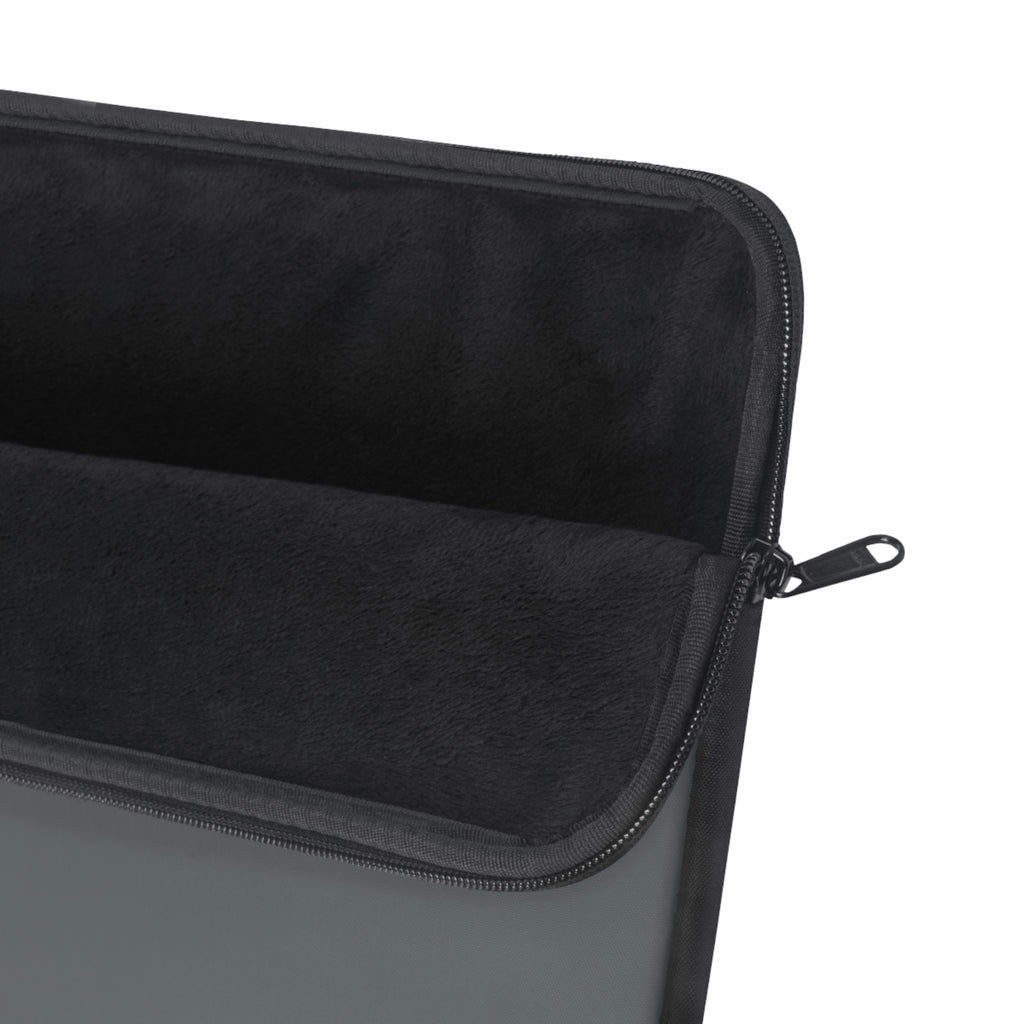 "Vision Roots Proverbs 29:18 faith laptop sleeve — Christian tech accessory."