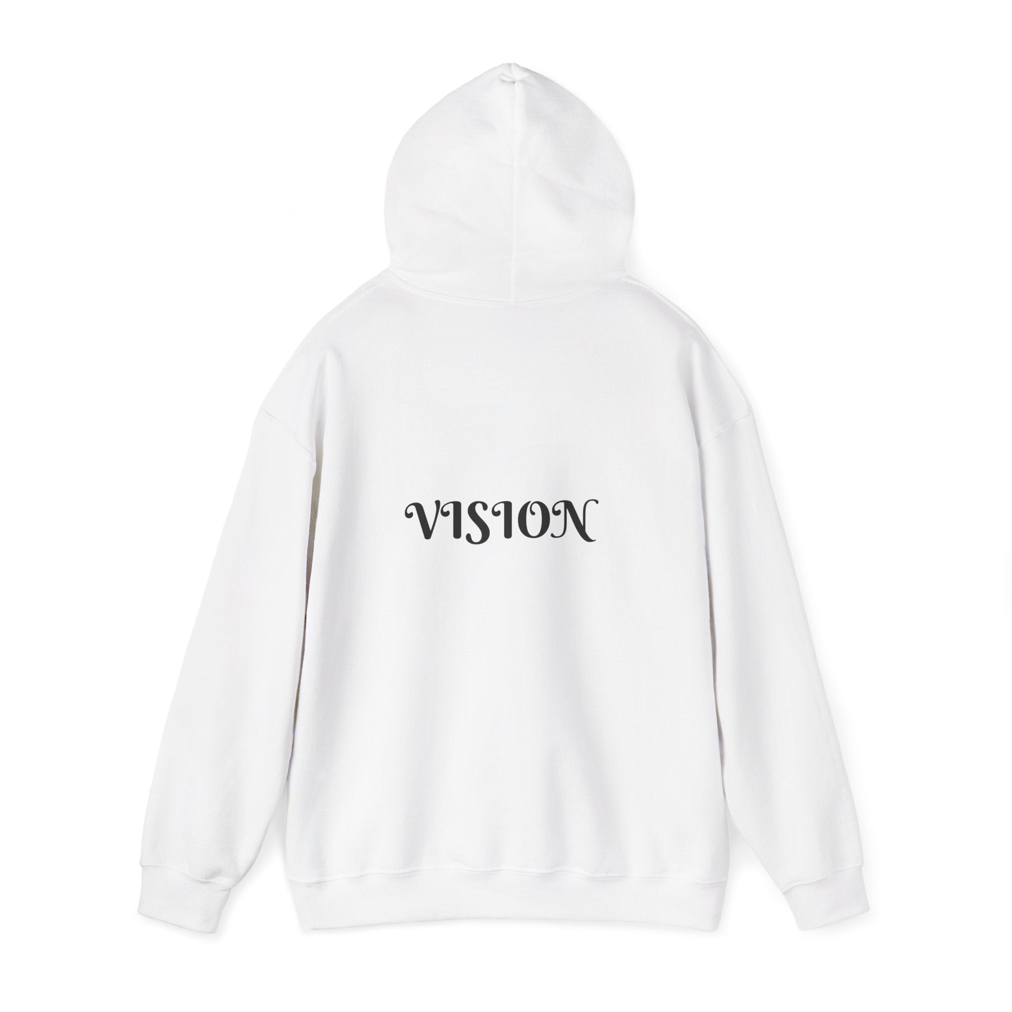 Vision Roots faith hoodie in White — Proverbs 29:18 unisex hoodie