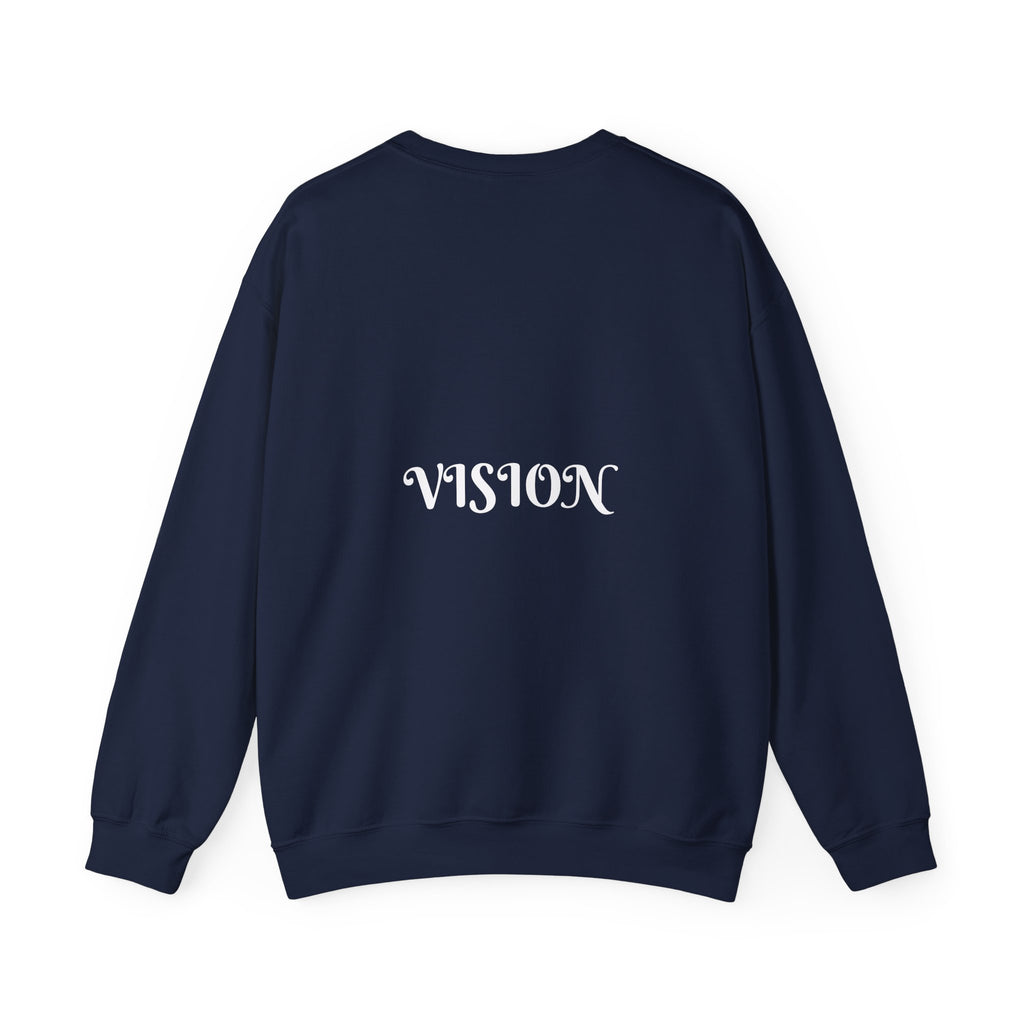 "Proverbs 29:18 unisex sweatshirt in Navy blue by Vision Roots"
