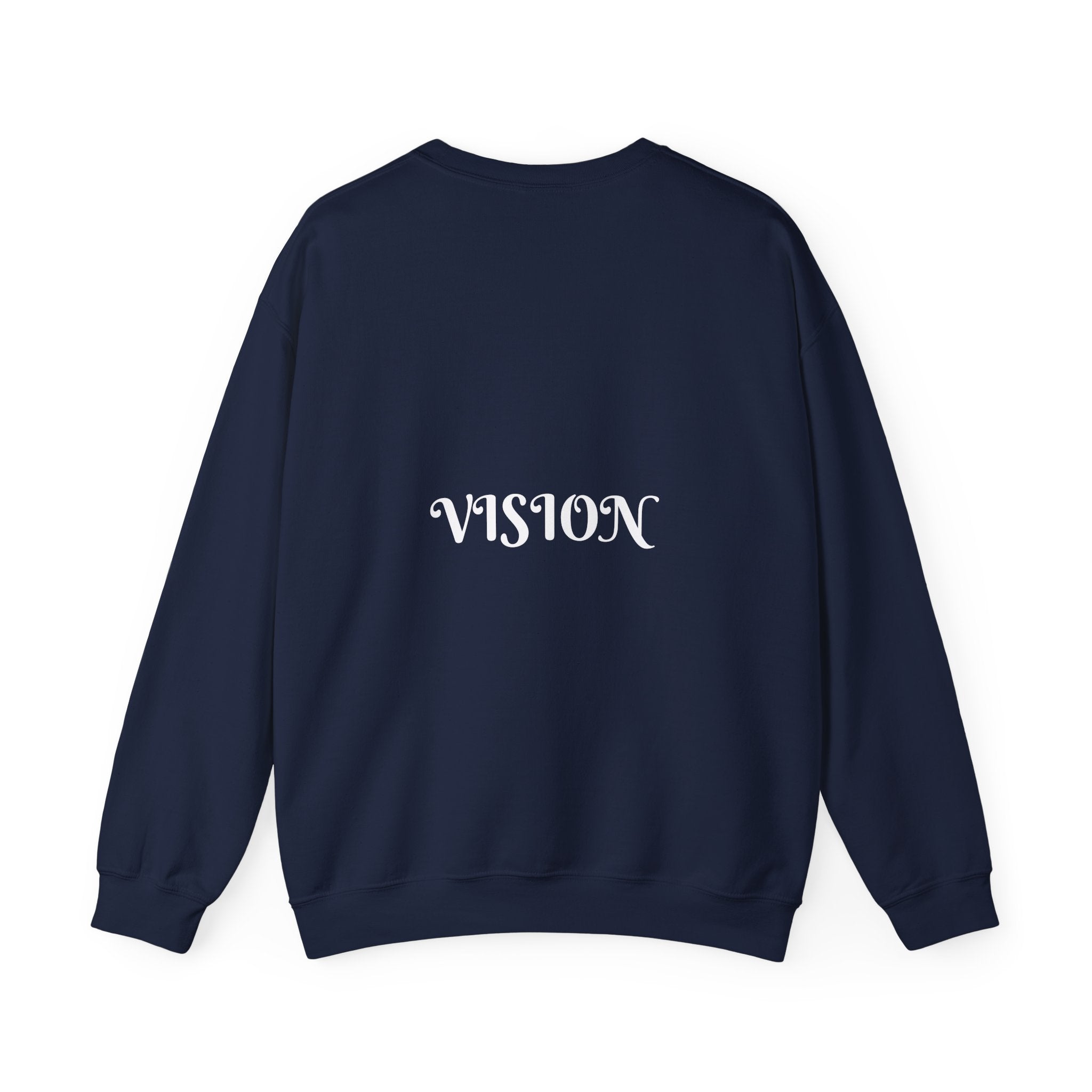 "Proverbs 29:18 unisex sweatshirt in Navy blue by Vision Roots"