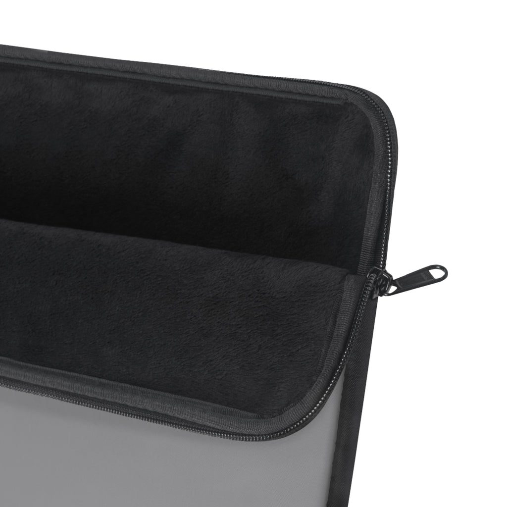 "Vision Roots Proverbs 29:18 faith laptop sleeve — Christian tech accessory."