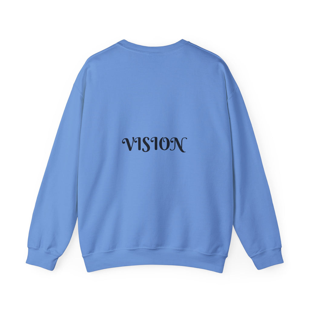 "Proverbs 29:18 unisex sweatshirt in Carolina blue by Vision Roots"