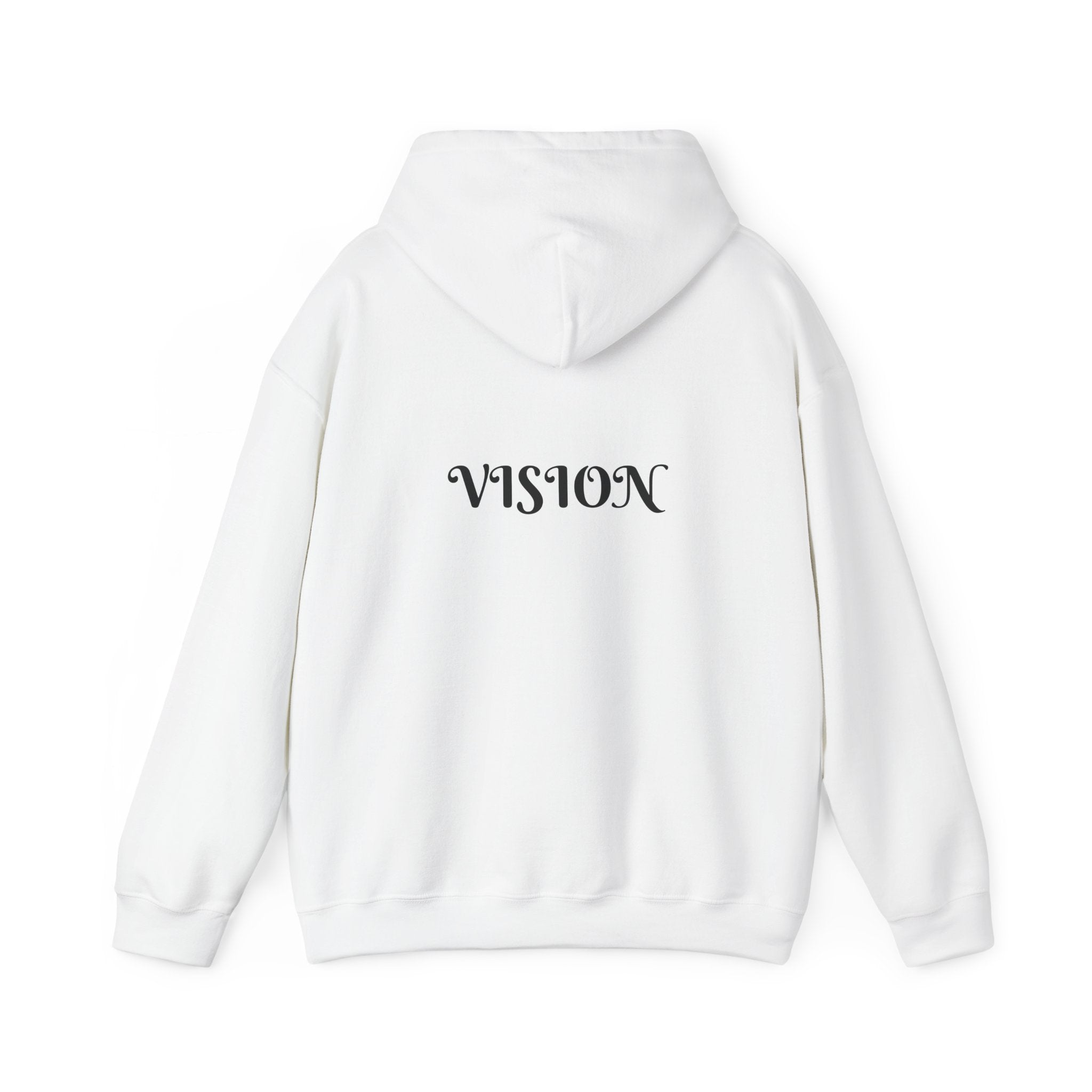 Vision Roots faith hoodie in White — Proverbs 29:18 unisex hoodie